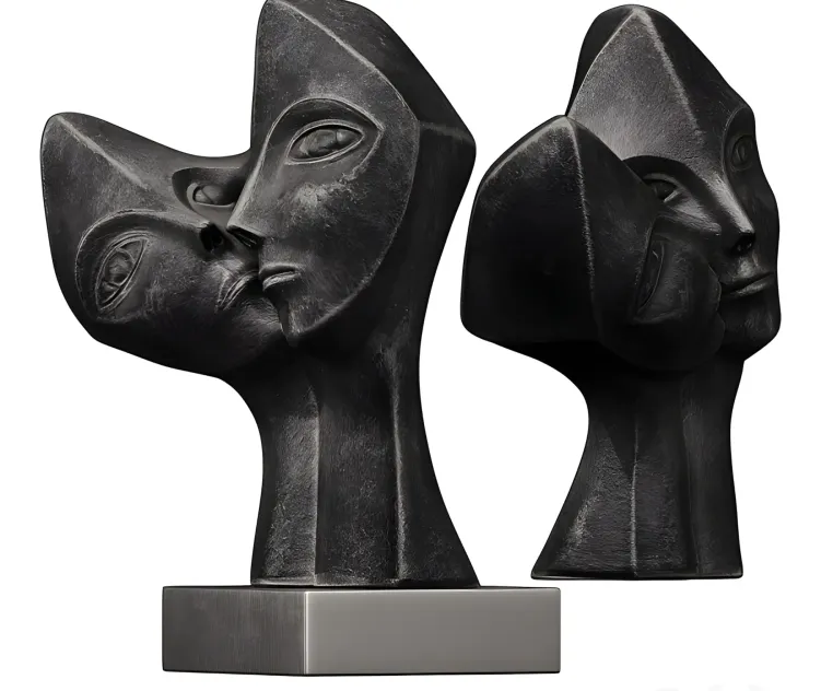 Sculptures of abstraction nurturing