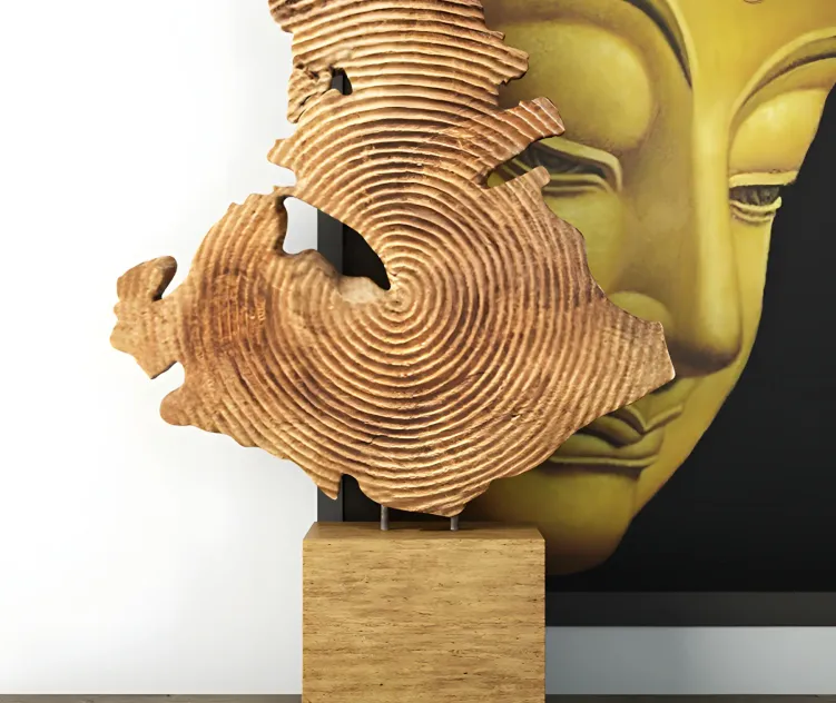 Teak wheel