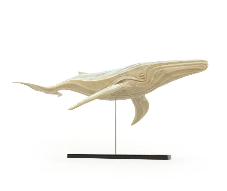 Whale figurine