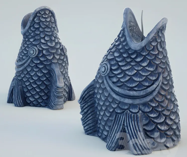 Zara home candle fish candle