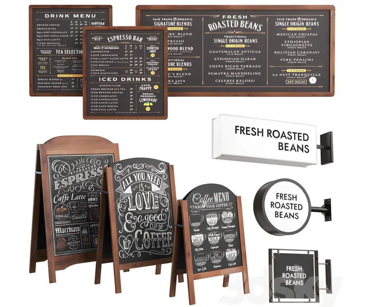 Advertising cafe