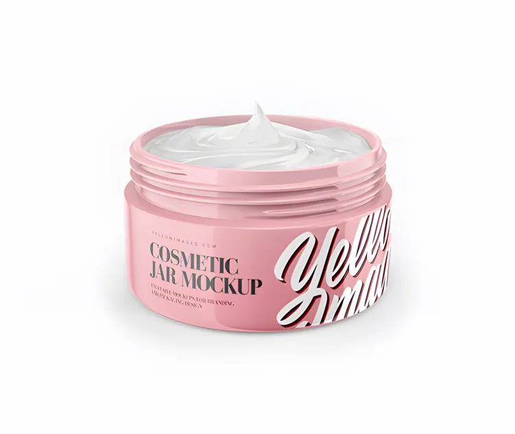 Glossy Cosmetic Jar