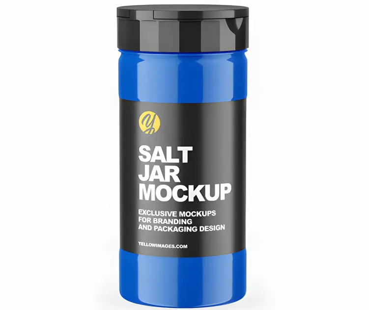 Glossy Salt Jar
