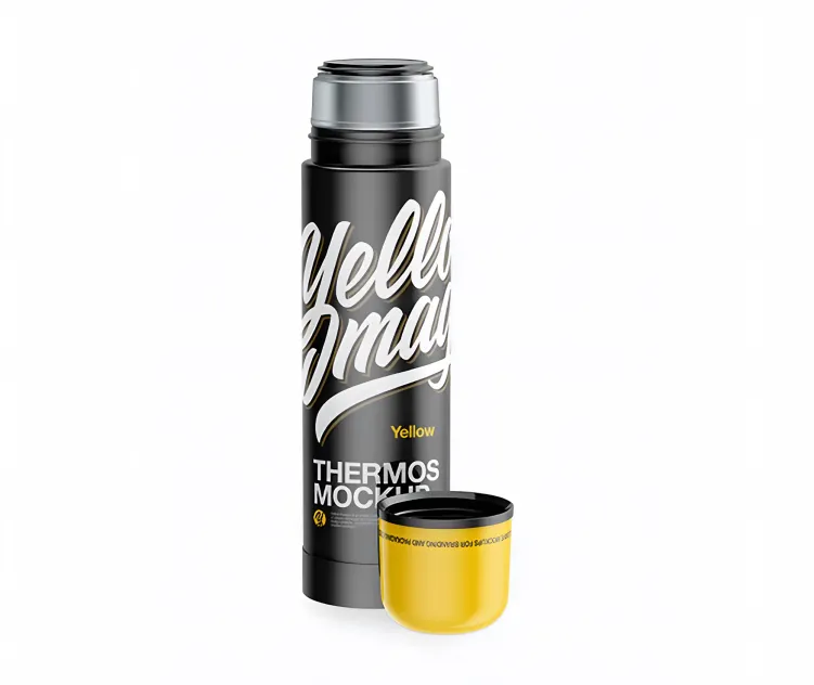 Opened Glossy Thermos