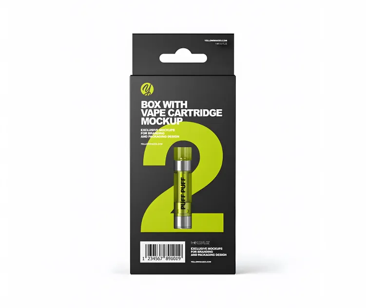 Paper Box With Vape Cartridge 1