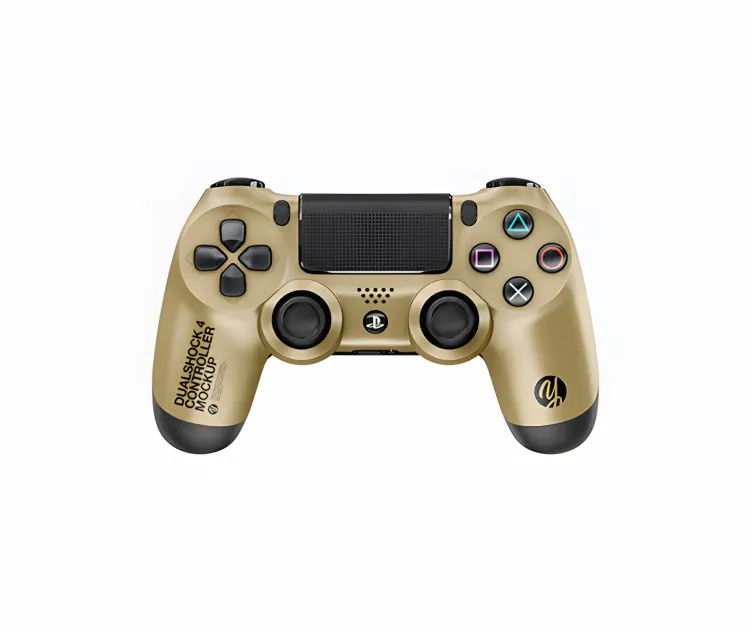 Dual Shock Controller With Metallic Finish
