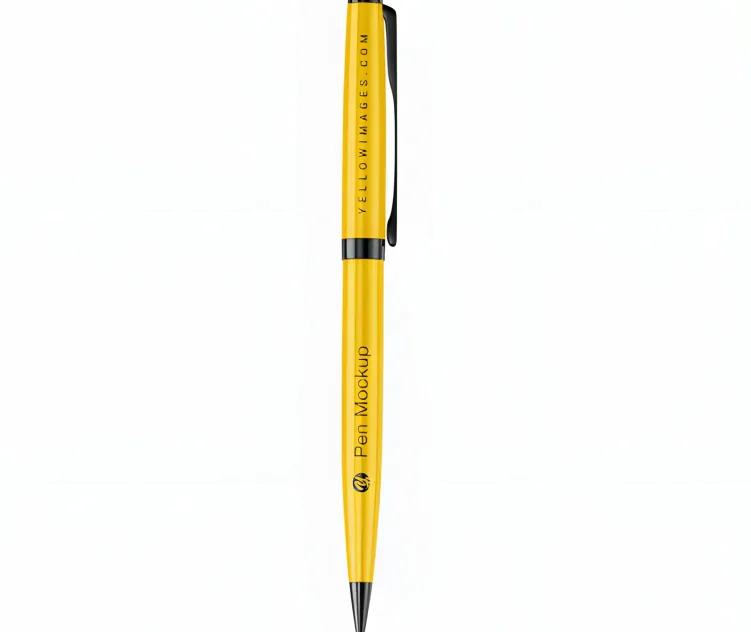 Glossy Pen whit Metallic Finish