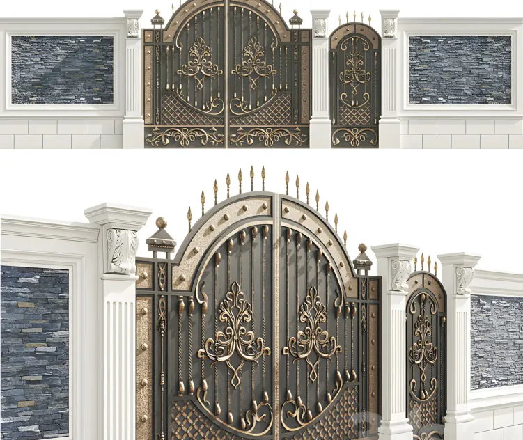 Fence with gate