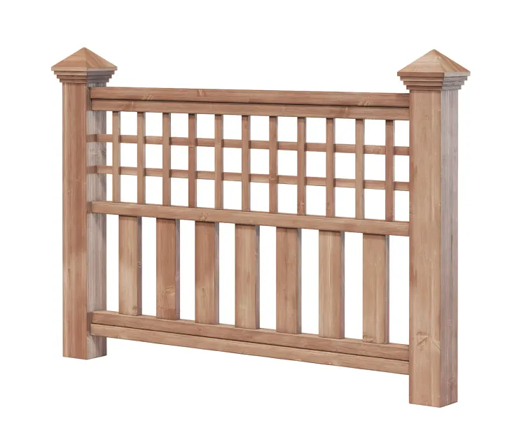Wooden fence