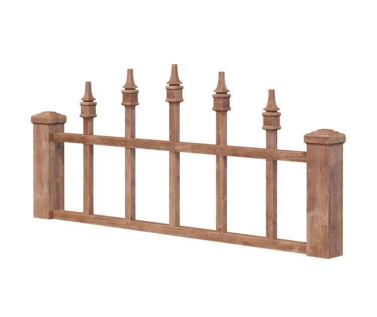 Wooden fence