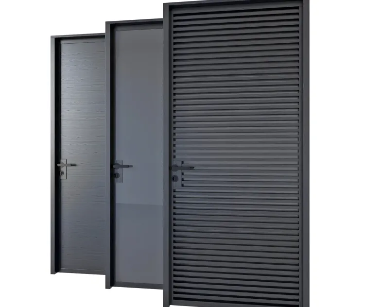 Black modern doors