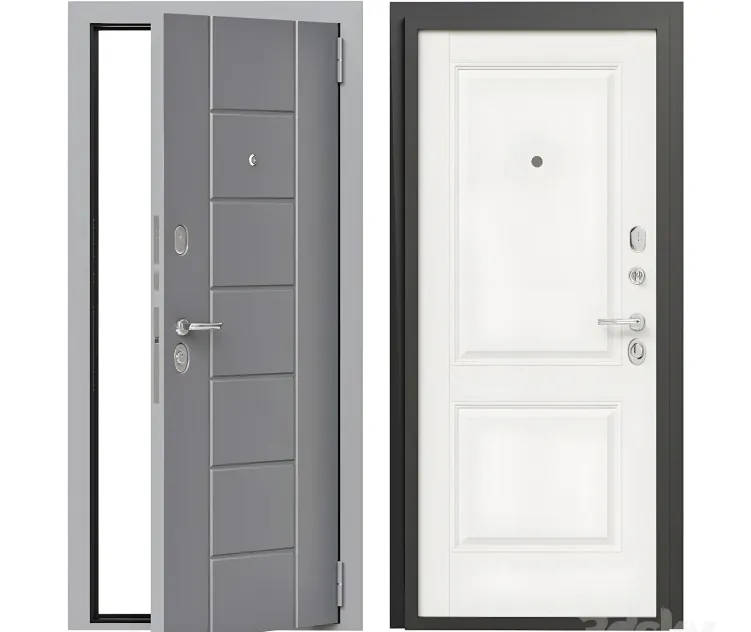 Entrance metal door bravo