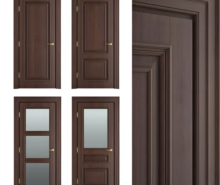 Massivstyle interier chocolate door