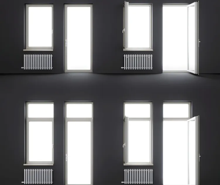 Wood aluminum windows