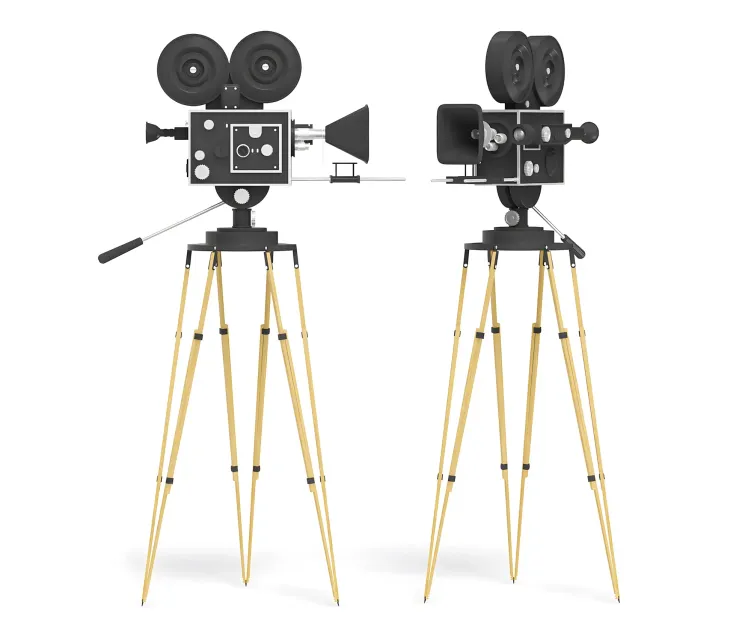Vintage movie camera