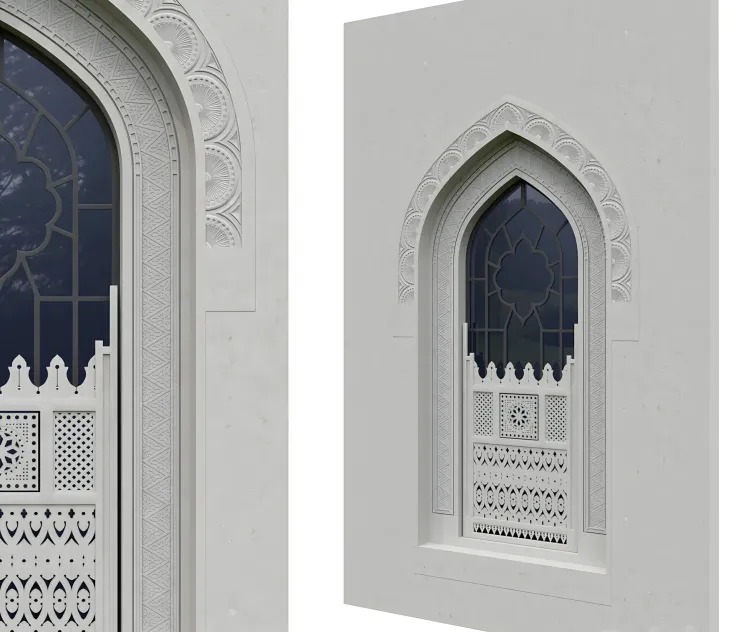 Classic arabic window