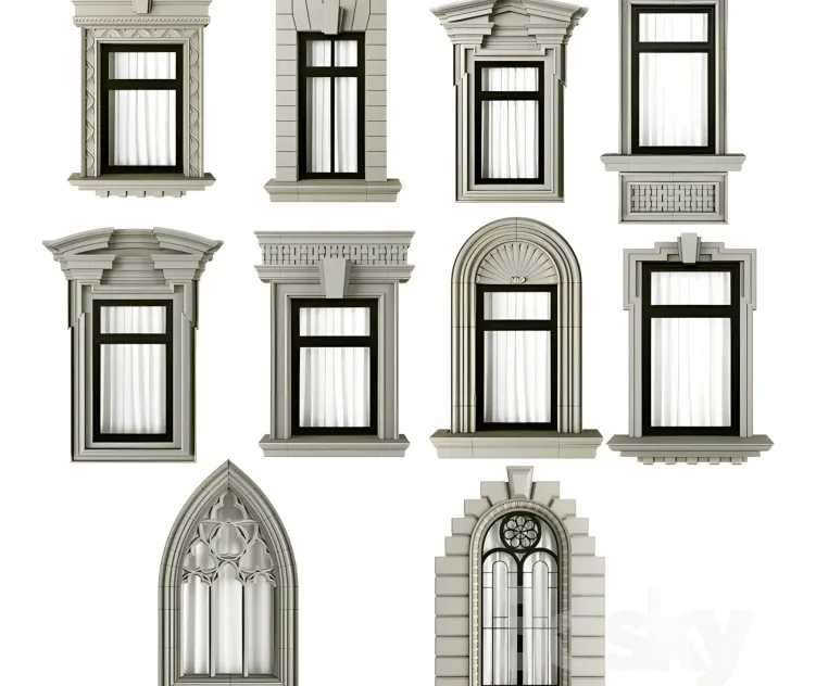 Classic frame window