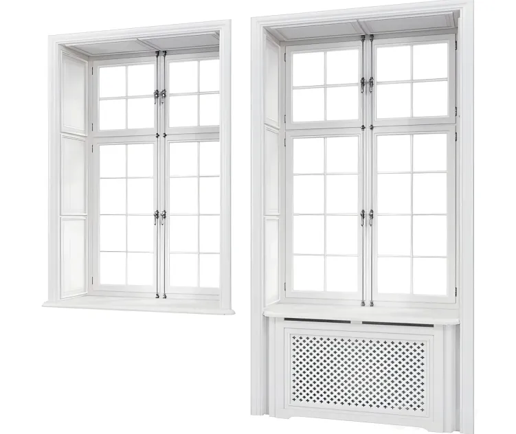 Classic windows with cremones