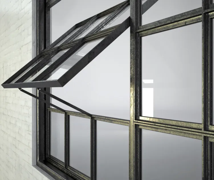 Industrial factory windows