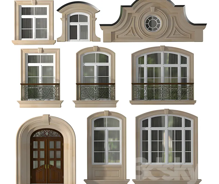 Windows doors in the style of modern classics 6