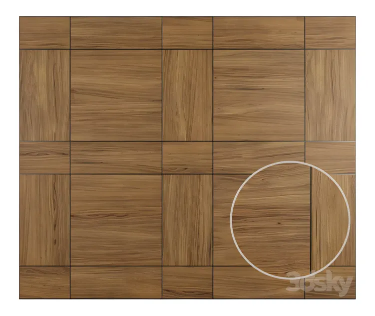 Acoustic decorative panels kinds set 2