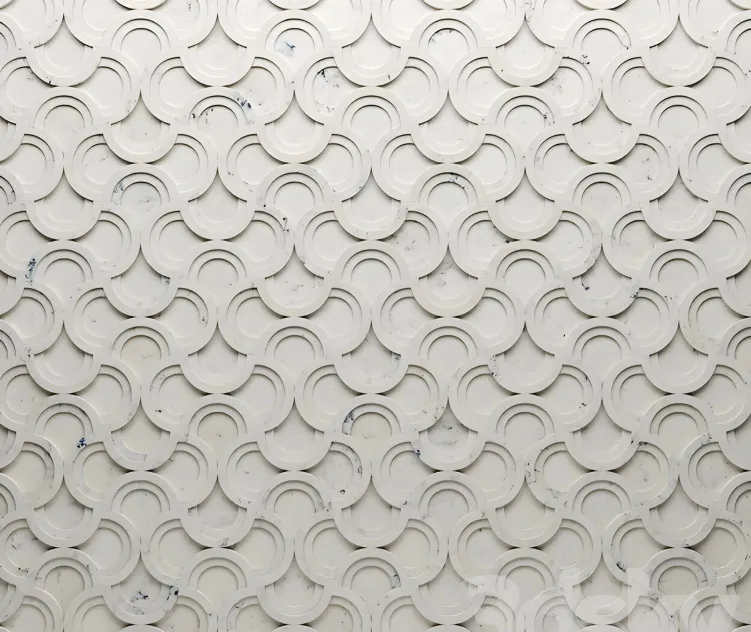 Decorative wall marble panels