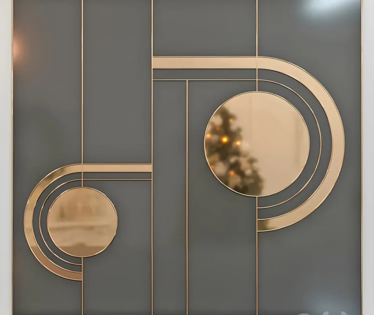 Decorative wall panel set