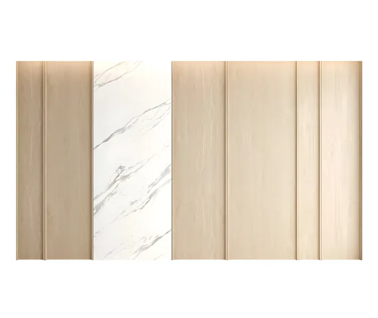 Decorative wall panel wet