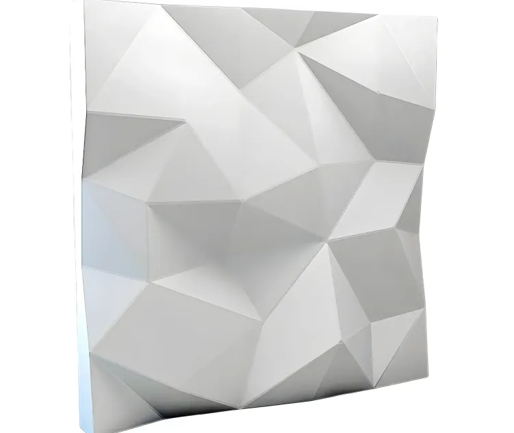 Gypsum panel from art relief 10