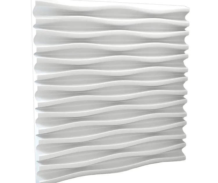 Gypsum panel from art relief 11