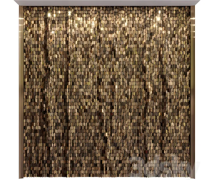 Panel behind the headboard
