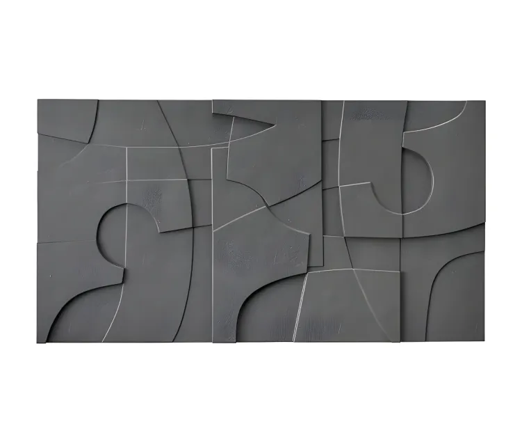 Panels on the wall