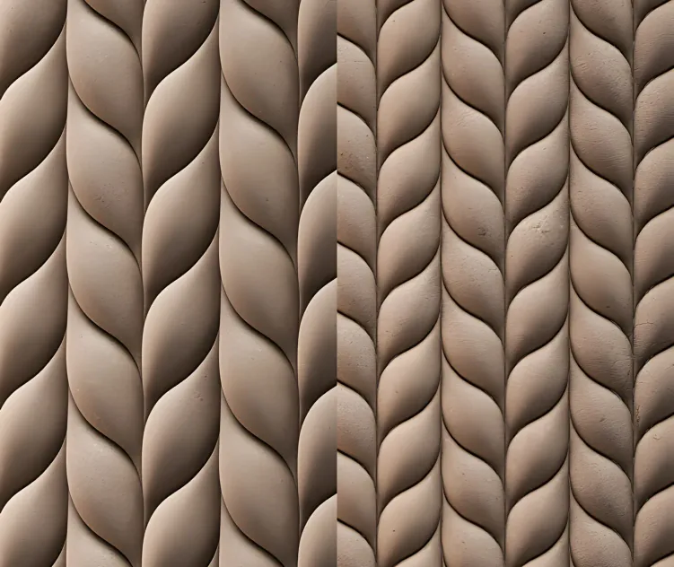 Treccia by panel surface
