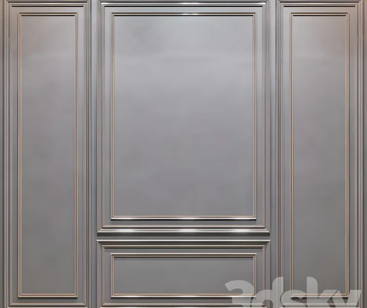 Wall molding panels