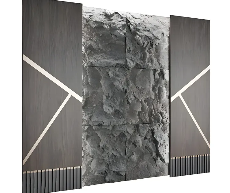 Wall rock panel n