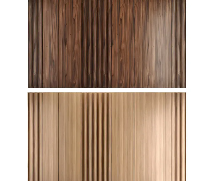Wood panel set