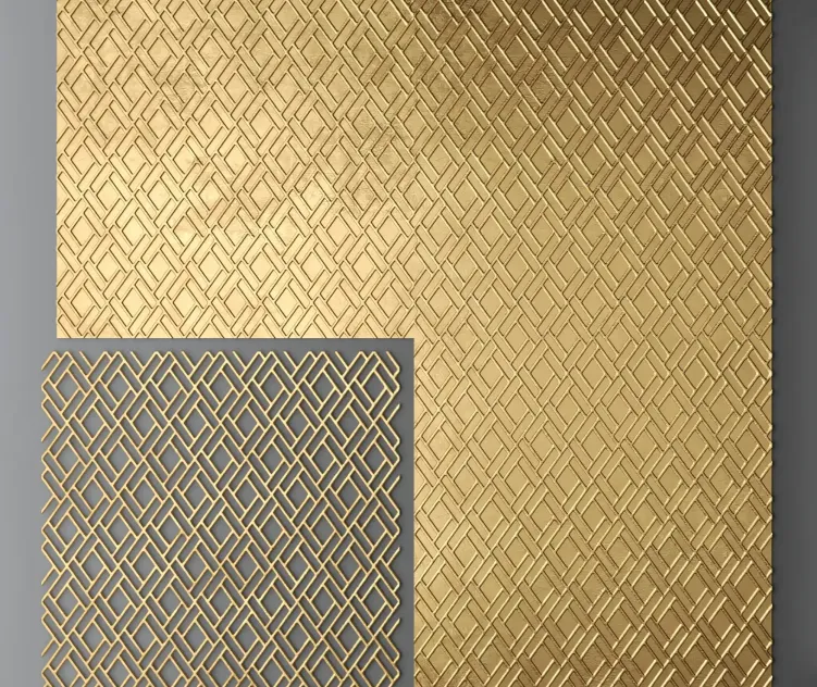 Decor panel lattice