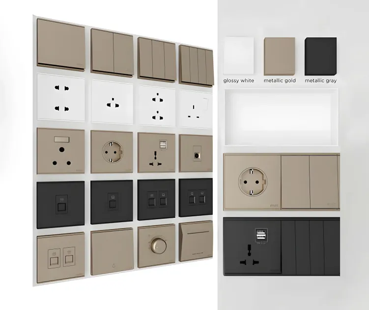 Electrical sockets switches simon e6