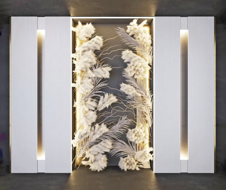 Decorative wall organic