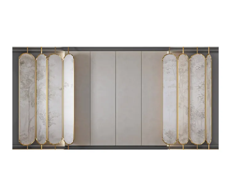 Decorative wall shirma