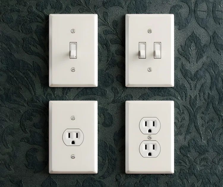 Electrical switch outlet