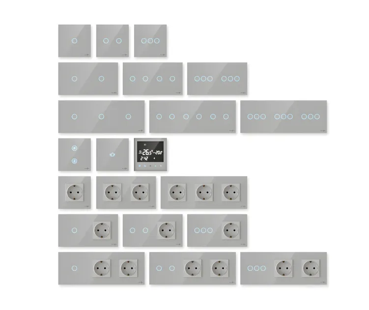 Touchme sockets switches white