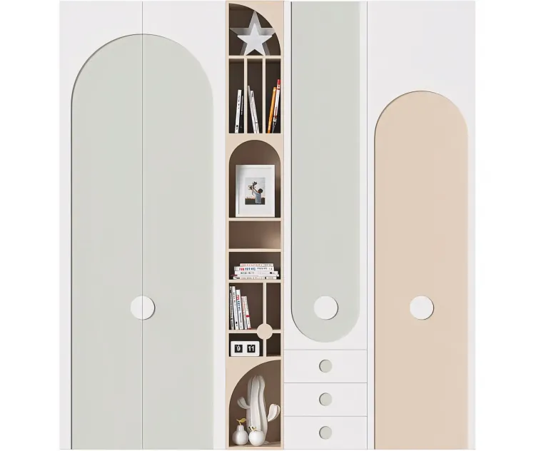 Cabinets with shelves