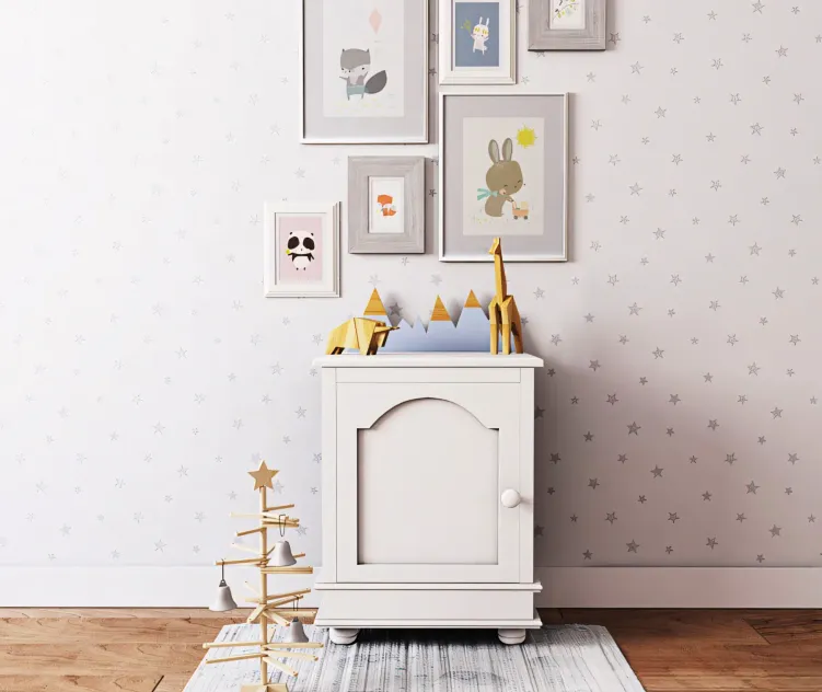 Set for children pedestal théophile patachou