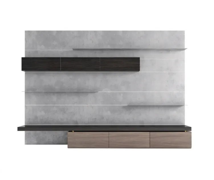 Shelf steel decor