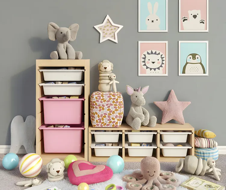 Ikea storage furniture toys decor for a childrens room set