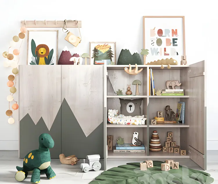 Decor set for childrens rooms