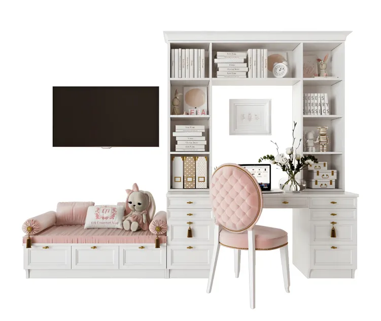 Efi concept kid miss bunny a workplace with a tv zone