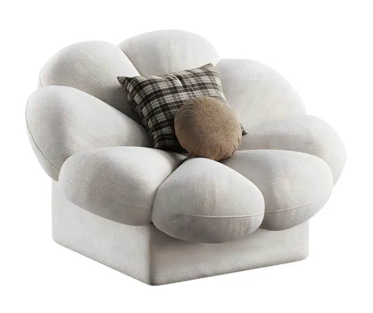 Flower shape armchair by wise furniture
