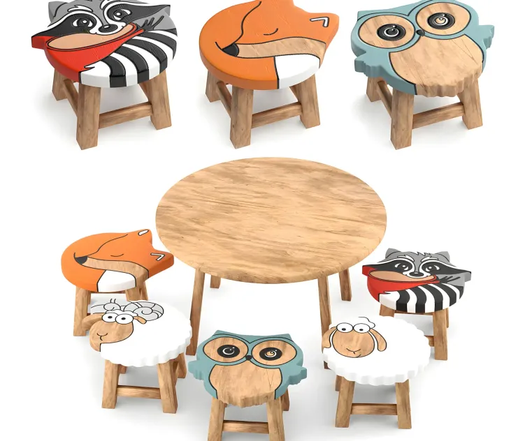 Kids furniture animal chairs